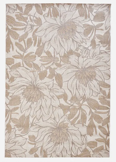 Tappeto da interno ed esterno con motivo floreale, bonprix