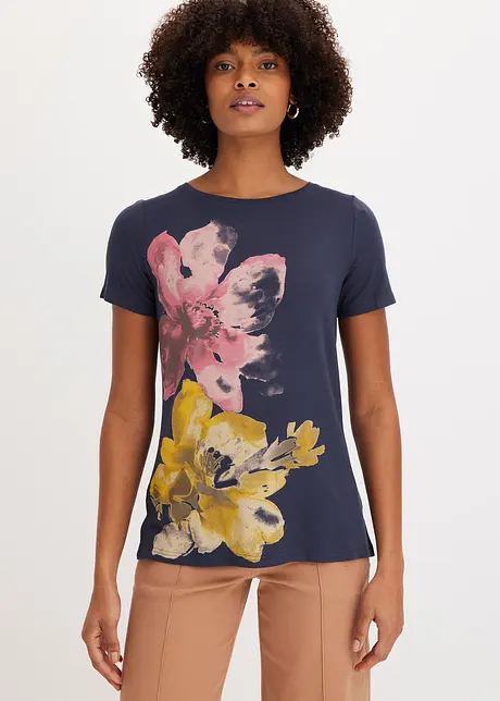 Maglia a maniche corte in viscosa, bonprix