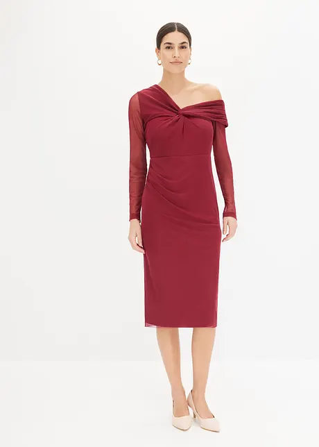 Abito midi aderente, bonprix