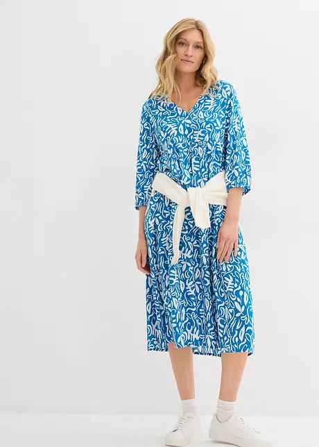 Abito midi in viscosa fluente, bonprix