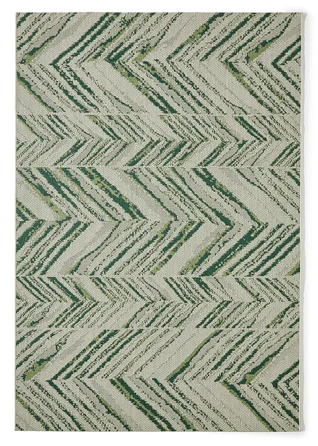 Tappeto da interno ed esterno con fantasia a zig-zag, bonprix