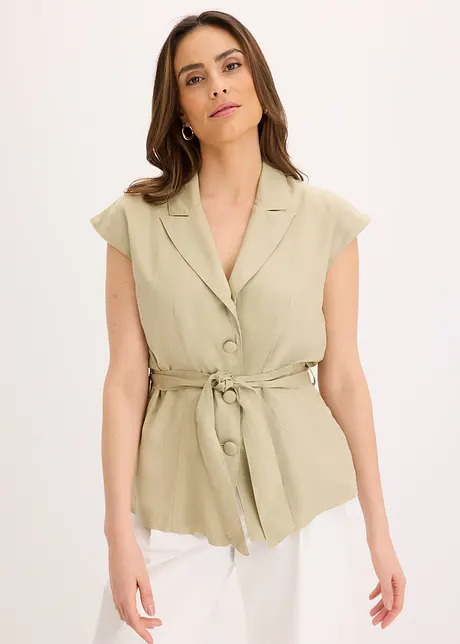 Blazer senza maniche in lyocell, bonprix
