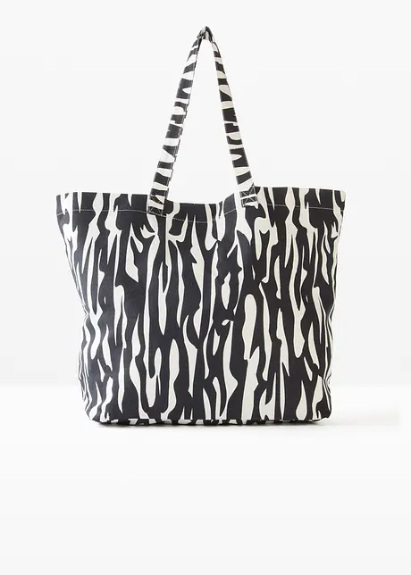 Borsa shopper in tela, bonprix