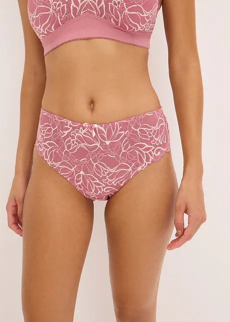 Slip alto con pizzo delicato, bonprix