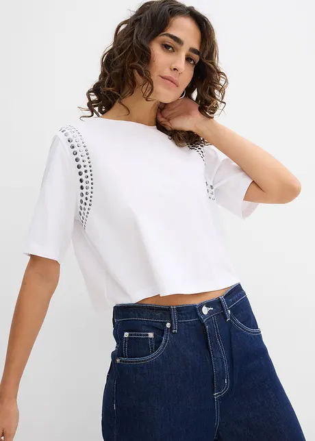 Maglia oversize in puro cotone biologico, bonprix