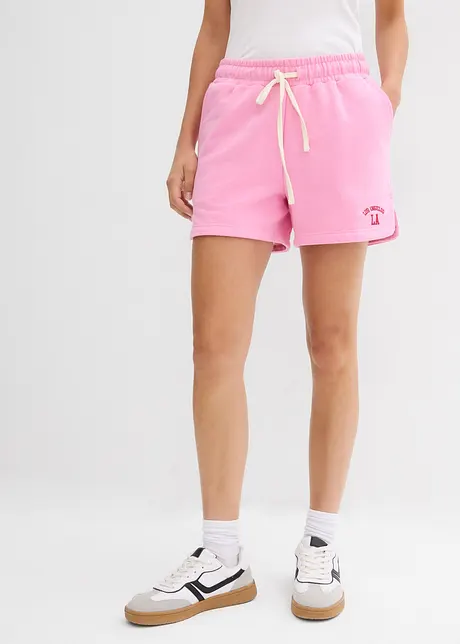 Shorts in felpa di puro cotone biologico, bonprix
