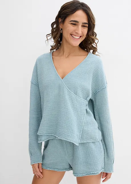 Blusa in puro cotone, bonprix
