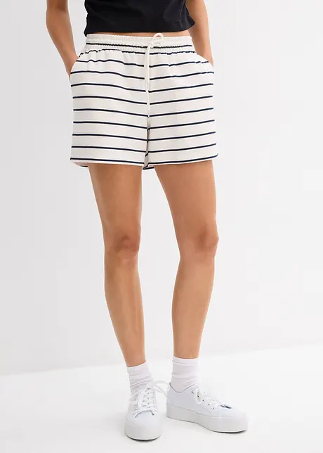 Shorts in felpa di misto cotone, bonprix