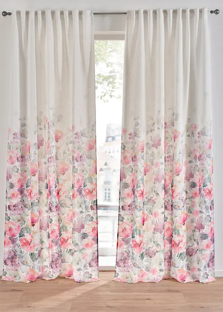 Tenda  con stampa floreale (pacco da 1), bonprix