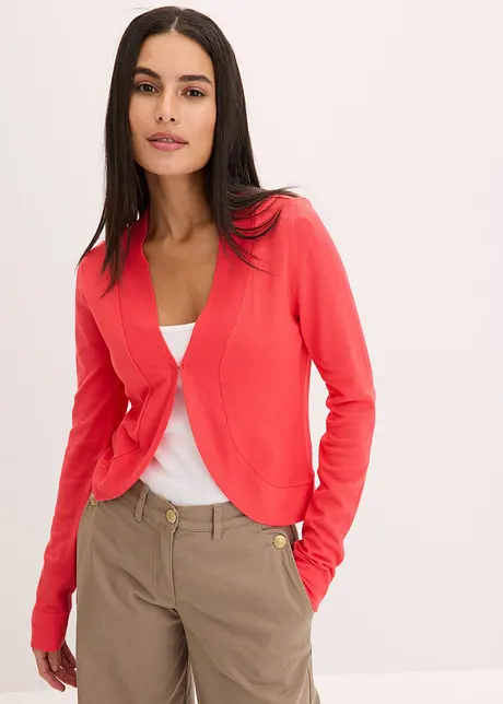 Cardigan corto con viscosa, bonprix