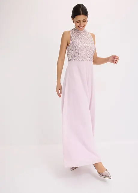Abito lungo con paillettes, bonprix