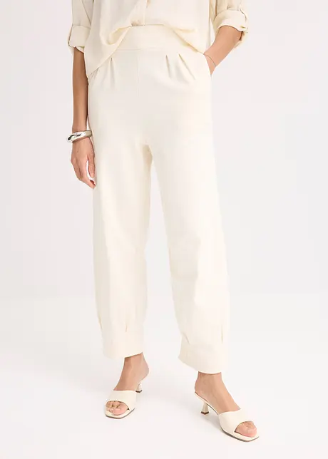Pantaloni in jersey di puro cotone biologico, bonprix