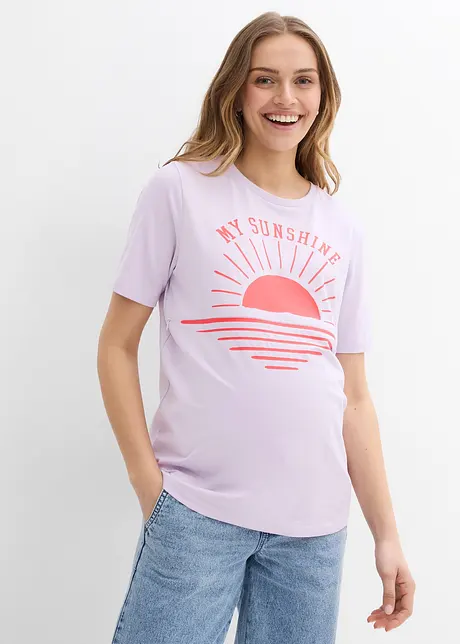 Maglia prémaman / da allattamento in cotone biologico, bonprix