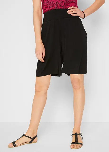 Bermuda in jersey di misto viscosa, bonprix