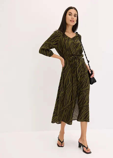 Abito midi in viscosa fluente, bonprix