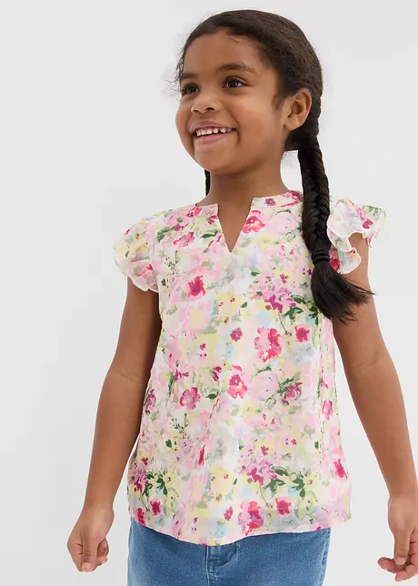 Blusa con ruches, bonprix