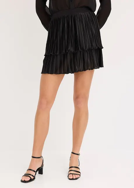Minigonna plissettata, bonprix