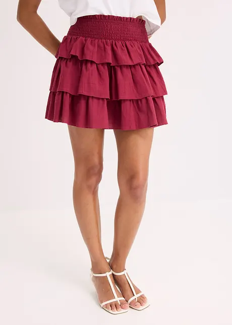 Minigonna in puro cotone, bonprix