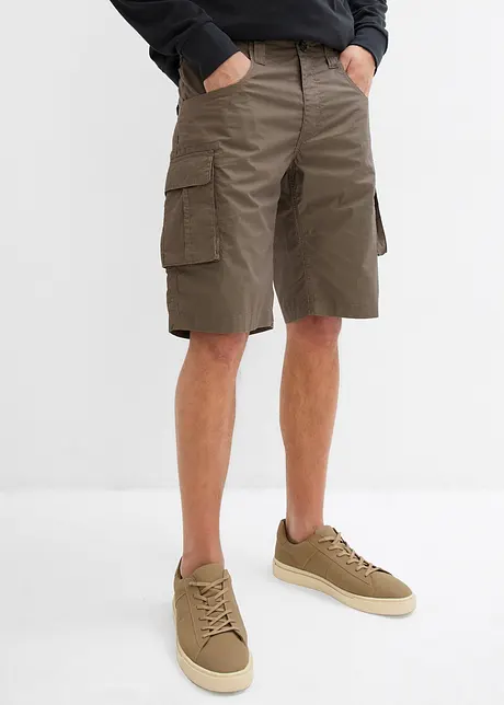 Bermuda cargo in puro cotone, relaxed fit, bonprix