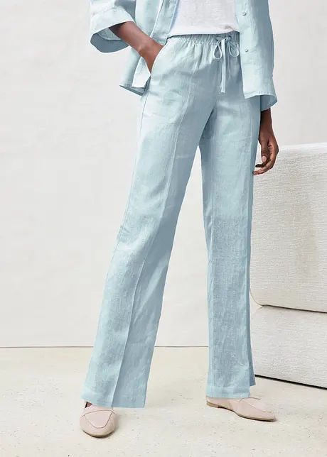 Pantaloni in puro lino, bonprix