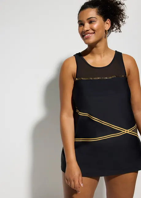Top per tankini esclusivo in poliammide riciclata, bonprix