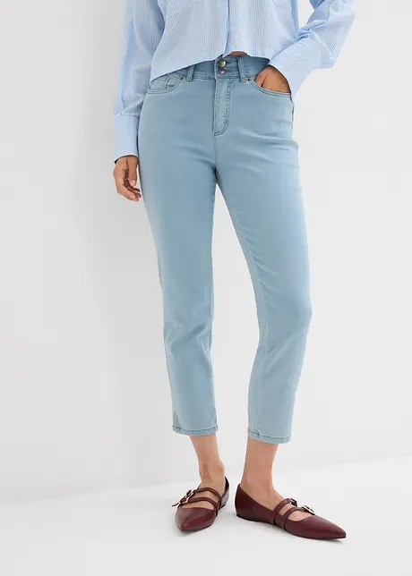 Jeans slim fiti con cinta comoda, vita media, bonprix