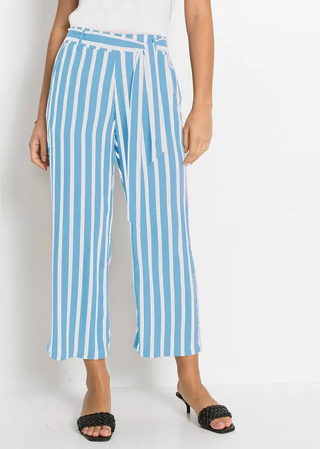 Pantaloni a palazzo a vita alta, bonprix