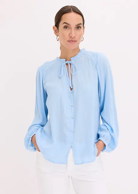 Blusa con righe metallizzate, bonprix
