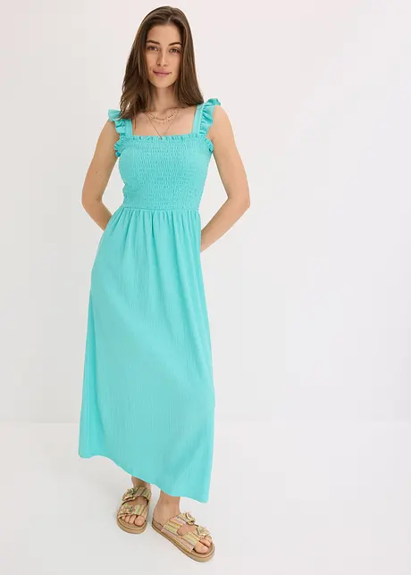 Abito di jersey con smock, bonprix