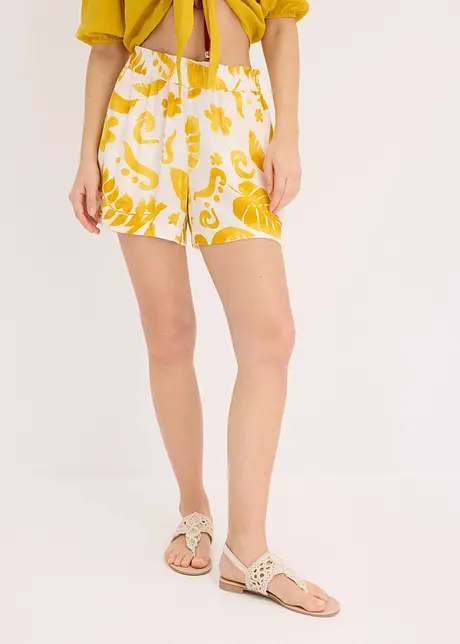 Shorts fantasia in viscosa operata, bonprix