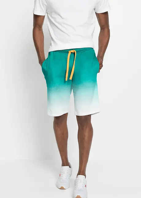 Bermuda in felpa con colori sfumati, bonprix