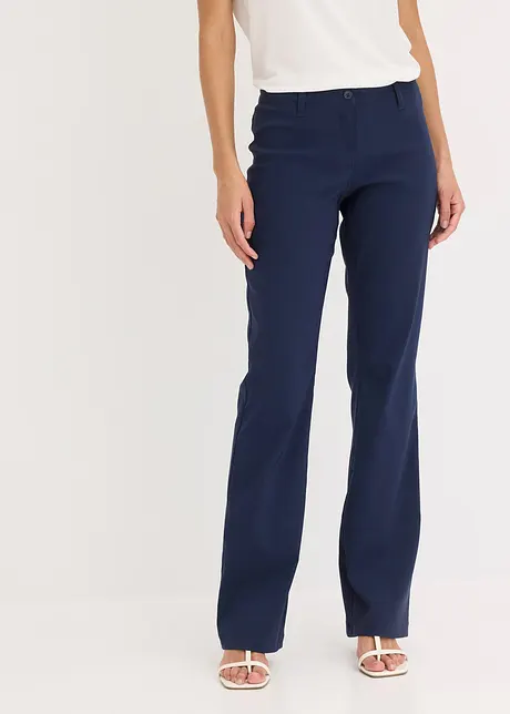 Pantaloni elasticizzati bootcut, bonprix