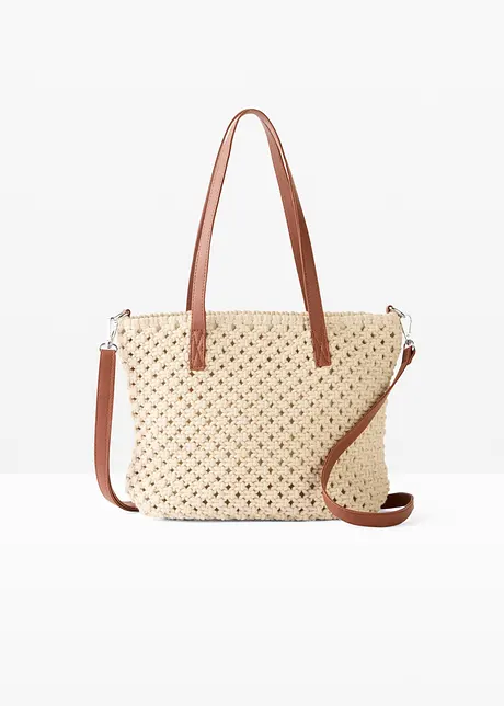 Borsa a mano in macramè, bonprix