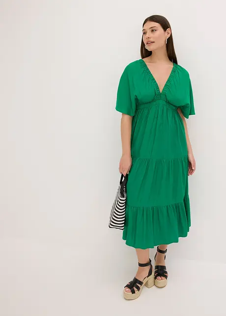 Abito midi in viscosa fluente, bonprix