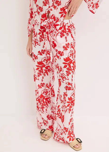 Pantaloni in puro cotone fantasia, bonprix