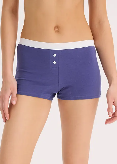 Boxer aderenti da donna con cotone biologico (pacco da 5), bonprix