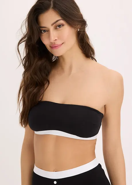 Reggiseno a fascia con cotone biologico (pacco da 2), bonprix