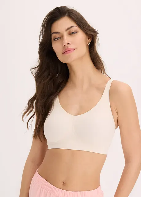 Reggiseno imbottito laser cut senza ferretto Feel Comfort, bonprix