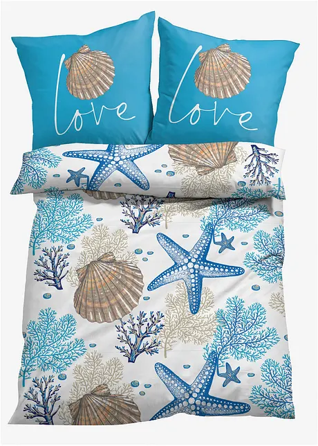 Biancheria da letto in fantasia marinara, bonprix
