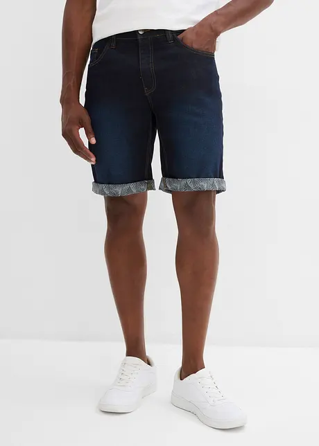 Bermuda di jeans elasticizzati, regular fit, bonprix