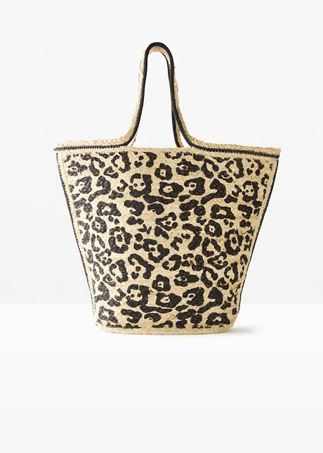 Borsa shopper di paglia, bonprix