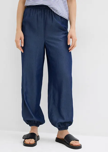 Pantaloni in tencel con cinta comoda, bonprix