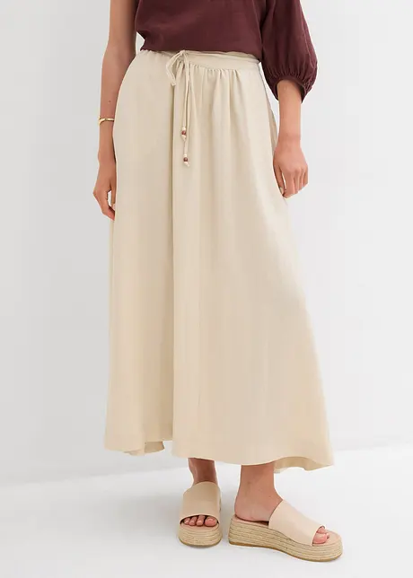 Gonna lunga in misto lyocell fluente, bonprix