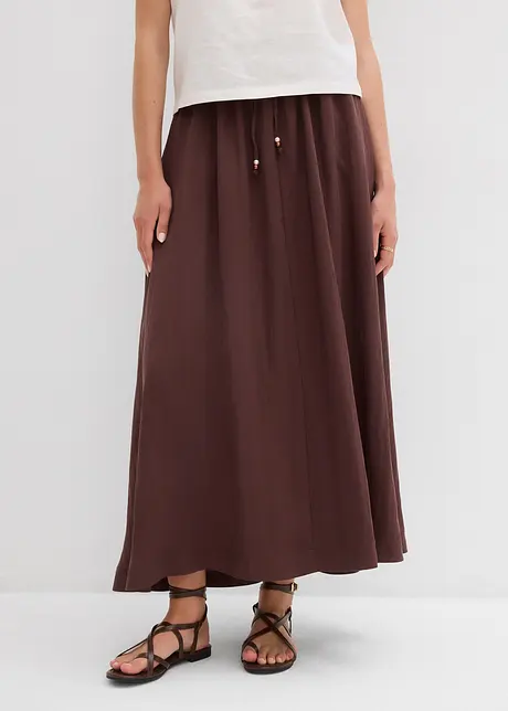 Gonna lunga in misto lyocell fluente, bonprix