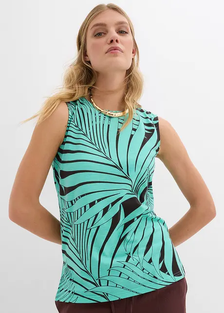 Top con spacchi laterali, bonprix