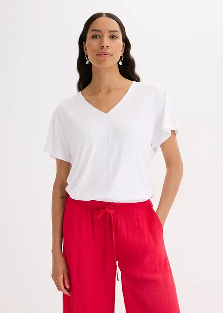 Maxi maglia in misto viscosa morbido, bonprix