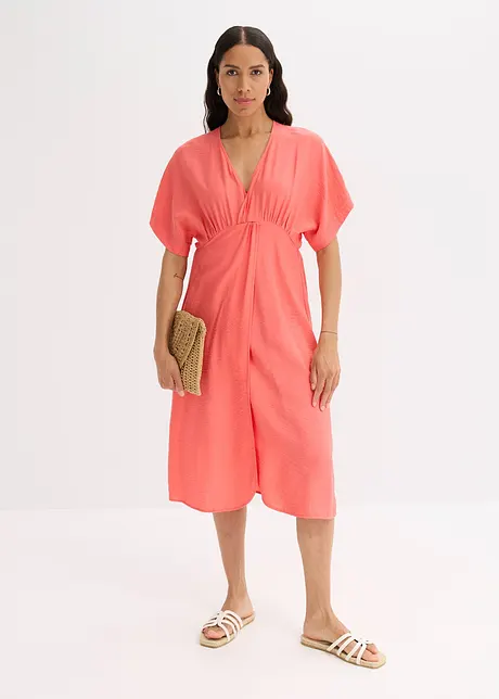 Abito tunica in crinkle, bonprix