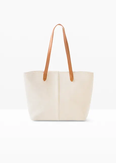 Borsa shopper in tela, bonprix