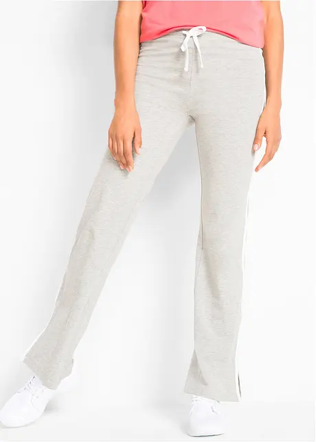 Pantaloni in jersey di cotone elasticizzato (pacco da 2), bonprix