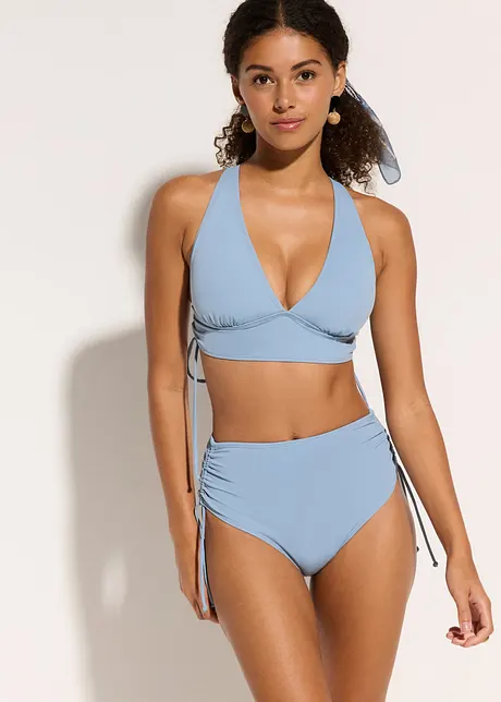 Bikini a bustier con spalline incrociate (set 2 pezzi), bonprix
